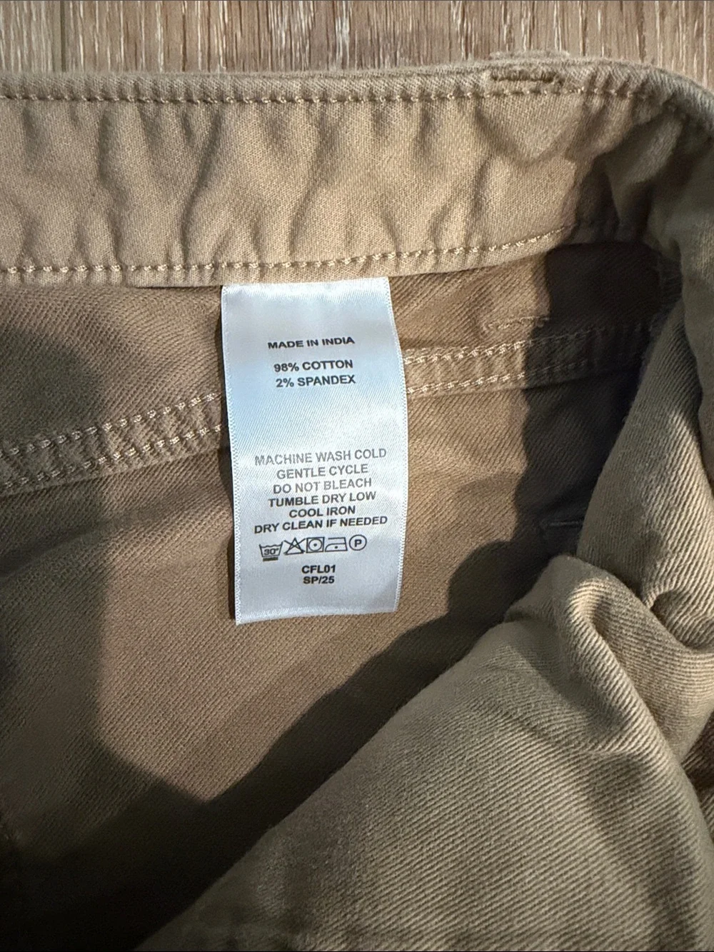 Quince | Men's Slim Fit Khaki Chinos | Tan | size 30x30
